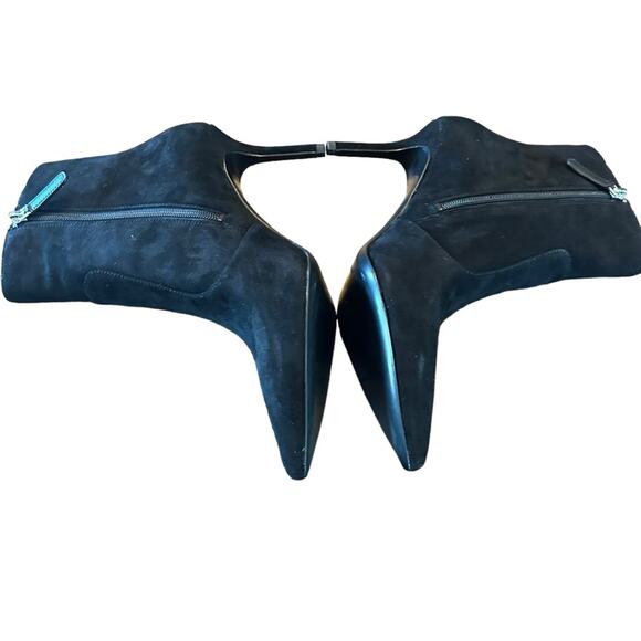 Kate Spade Vikki Suede Sleek Stiletto Pointed Toe Dress Booties NEW Size 10 - Picture 9 of 12